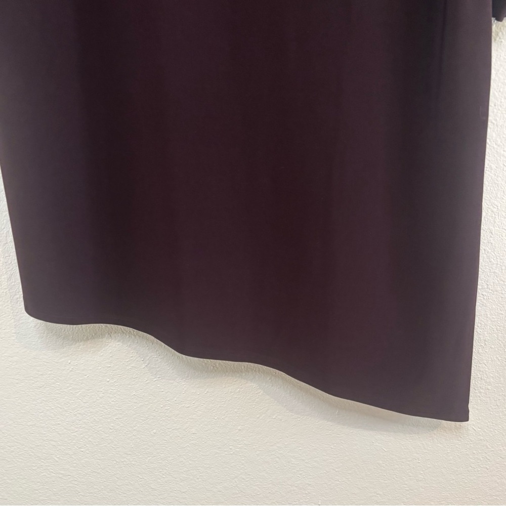 Sympli Tunic Asymmetrical V Neck Lagenlook Blouse Top Size 12 Plum/Purple - Picture 4 of 14